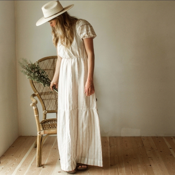 Ace & Jig Dresses & Skirts - Ace & Jig off the shoulder maxi dress